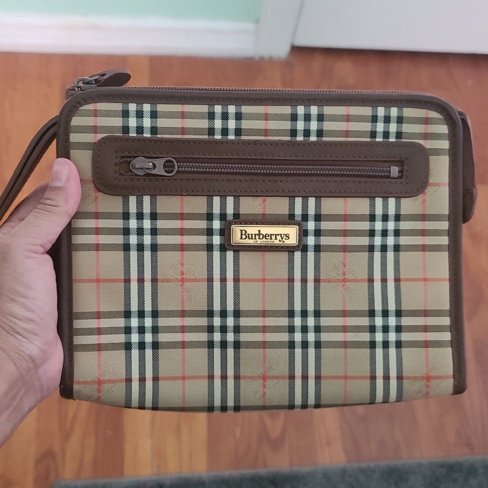 Burberry wristlet bag